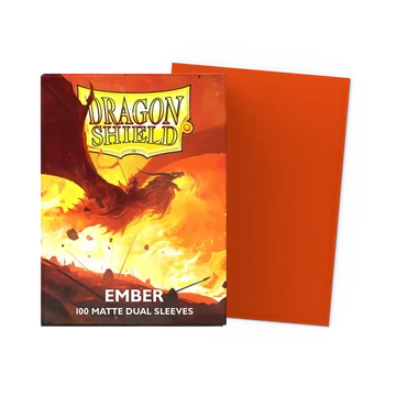 Dragon Shield Dual Sleeve - Ember Matte
