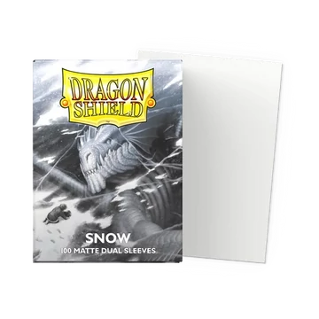 Dragon Shield Dual Sleeve - Snow Matte