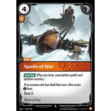 Spoils of War FOIL