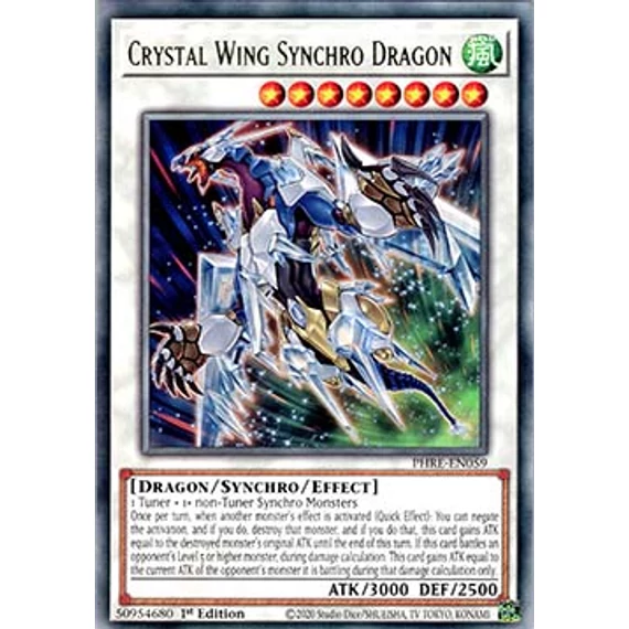 Crystal Wing Synchro Dragon