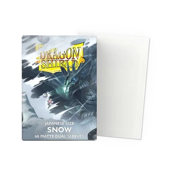 Dragon Shield Japanese Dual Sleeve - Snow Matte