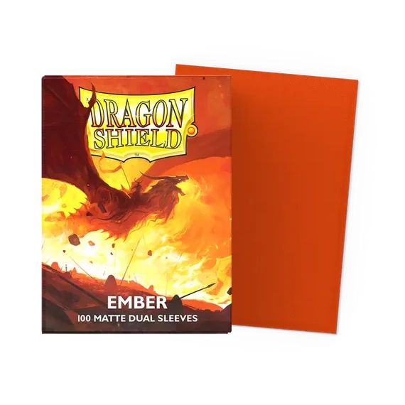 Dragon Shield Dual Sleeve - Ember Matte