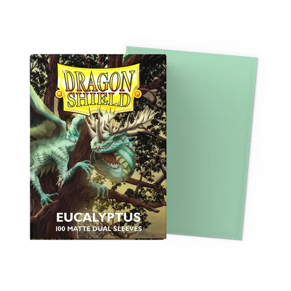 Dragon Shield Dual Sleeve - Eucalyptus Matte
