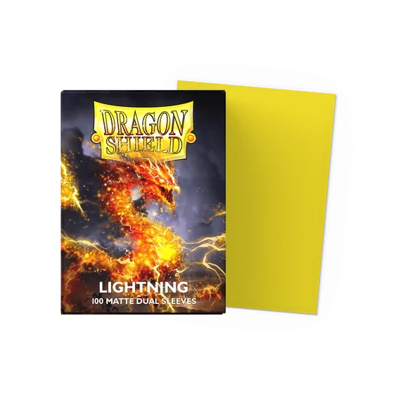 Dragon Shield Dual Sleeve - Lightning Matte
