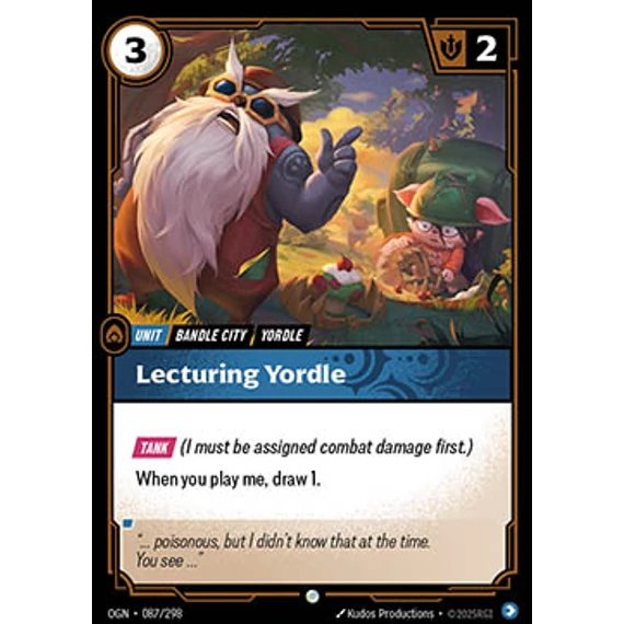 Lecturing Yordle FOIL