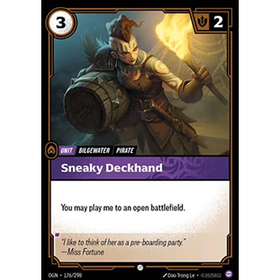 Sneaky Deckhand