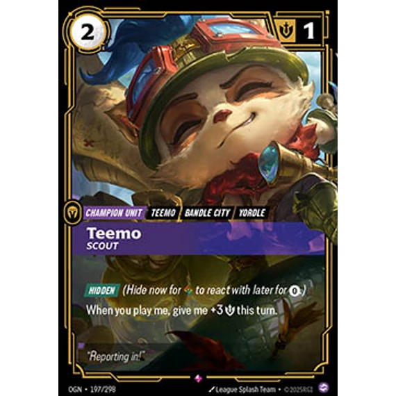 Teemo, Scout (V.1 - Rare)