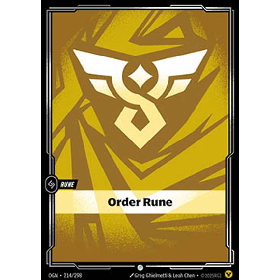 Order Rune (V.1 - Common)