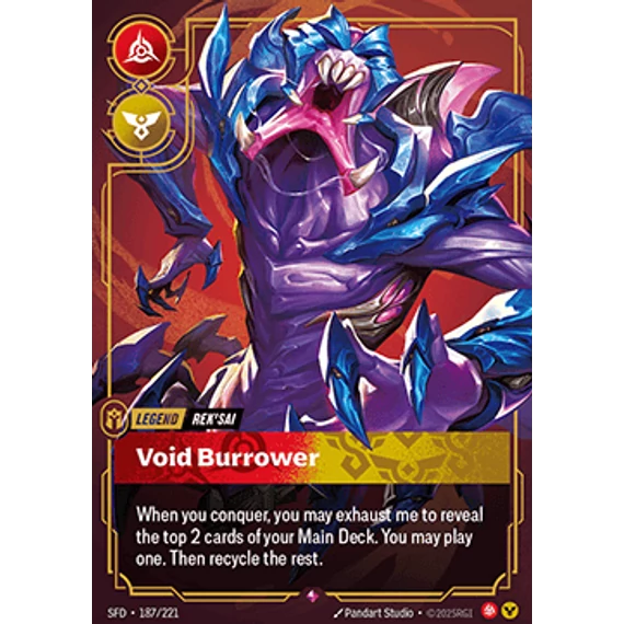 Rek'Sai, Void Burrower (V.1 - Rare)