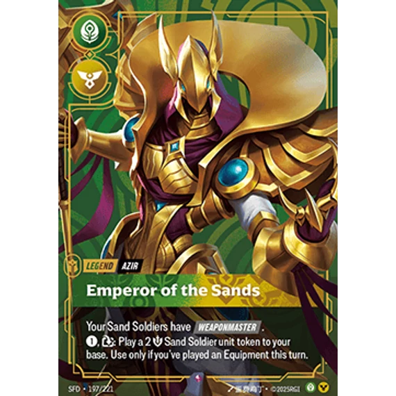 Azir, Emperor of the Sands (V.1 - Rare)